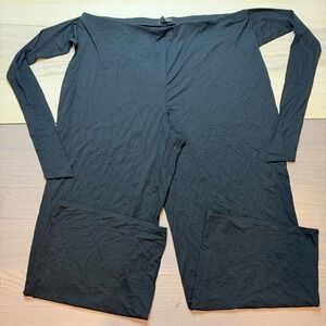 J JILL Pants Women XL Wearever Collection Elastic Waist Pull On Black Waist‎ tie